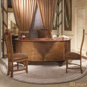 Ava Luxury Rounded Writing Desk