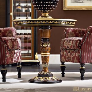 Franco Gold Leaf Round Table