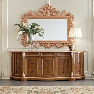 Riccardo Luxury Copper Leaf Mirror