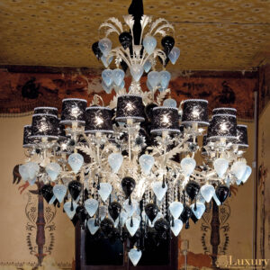 Luca Black & White Large Chandelier
