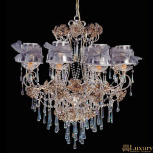 Greta Luxury Chandelier with Ribbons