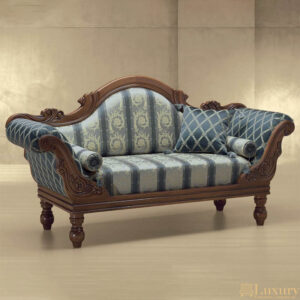 Valerio Antique Style Fabric Sofa