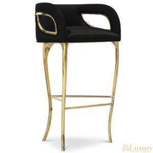 Cacey Gold Counter and Bar Stool