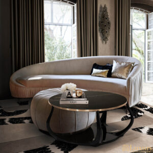 Violet Designer Curved Sofa