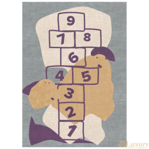 Jumping Numbers Game Rug