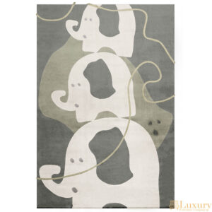 Elephant Tribe Rectangular Rug