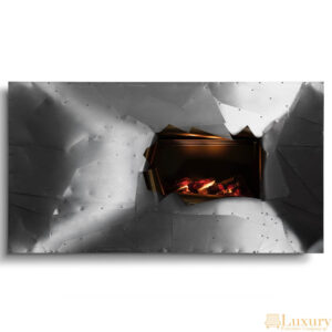Volcano Designer Wall Fire