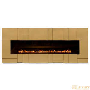 Minsk Luxury Gold Fireplace