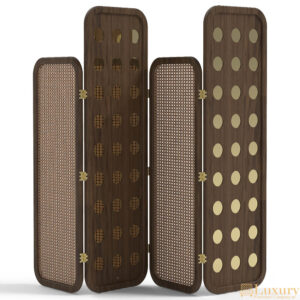 Chester Dark Walnut Folding Screen