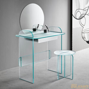 Opatio Designer Glass Dressing Table
