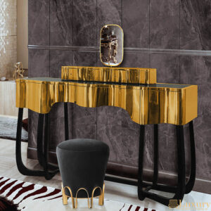 Sorrel Luxury Gold Vanity Table