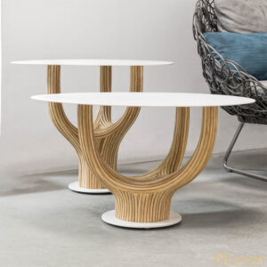 Akron Rattan Occasional Low Tables