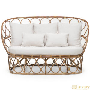 Fuji 2 Seater Rattan Sofa