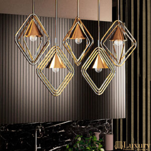 Pembroke Gold Suspension Light