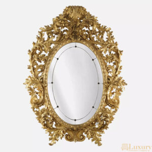 Baroque Luxury Gold Wall Mirror