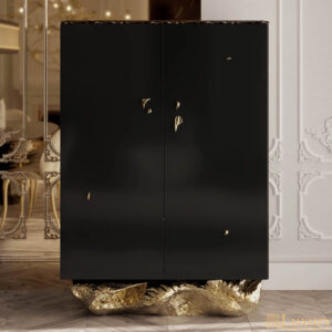 Anson Luxury Black Cupboard
