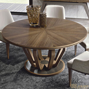 Henton Round Walnut Dining Table