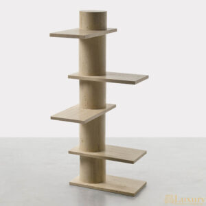 Redford Italian Marble Bookshelf
