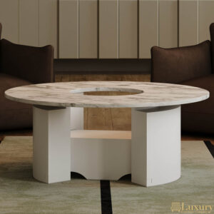 Benet Round Marble Center Table