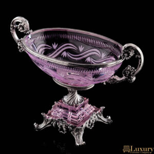 Luciano Pink Crystal Luxury Bowl
