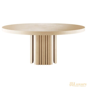 Farrari Microcement Round Dining Table