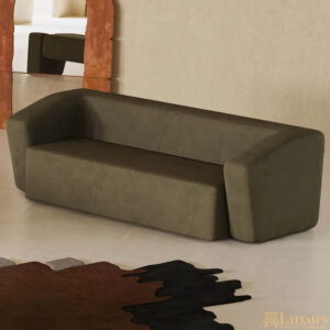 Howard Green Suede Luxury Sofa