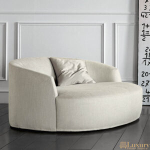 Flint Luxury Fabric Love Seat