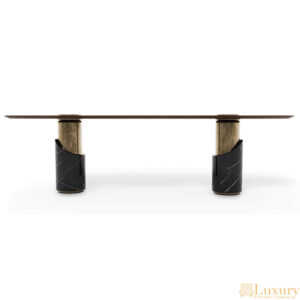 Bacton Black Oval Dining Table