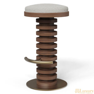Langton Walnut Bar Stool