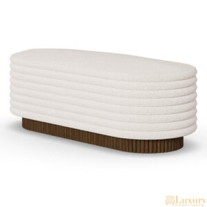 Newry Fabric Ottoman Bench