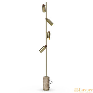 Avanti Marble Tall Floor Lamp