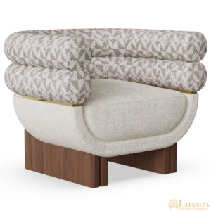 Alwick Designer Fabric Armchair