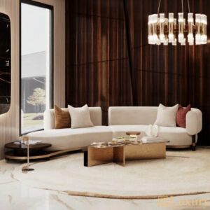Blossom Curved Sofa with Table