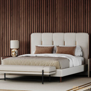 Cork Modern Fabric Bed
