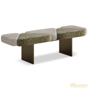 Hamdan Luxury Fabric Bench