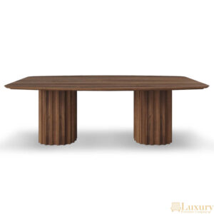 Celine Designer Walnut Dining Table