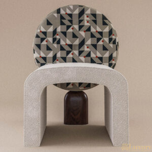 Diesel Patterned Fabric Chair