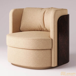 Balencia Designer Walnut Armchair